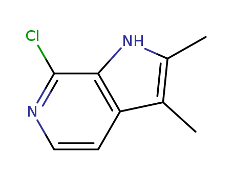 1H-Pyrrolo[2,3-c]pyridine, 7-chloro-2,3-dimethyl-