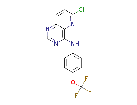 6-chloro-N-(4-(trifluoromethoxy)phenyl)pyrido[3,2-d]pyrimidin-4-amine
