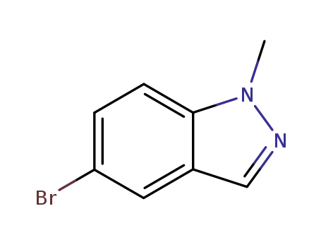 Molecular Structure of 465529-57-1 (5-BROMO-1-METHYL-1H-INDAZOLE)