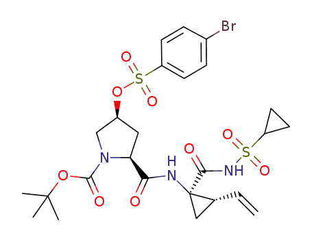 Molecular Structure of 874124-85-3 (C<sub>25</sub>H<sub>32</sub>BrN<sub>3</sub>O<sub>9</sub>S<sub>2</sub>)