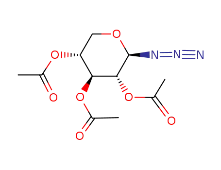 Molecular Structure of 53784-33-1 (2,3,4-TRI-O-ACETYL-BETA-D-XYLOPYRANOSYL AZIDE)