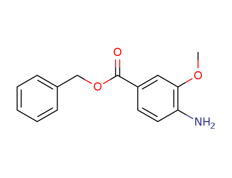 Benzoic acid, 4-amino-3-methoxy-, phenylmethyl ester