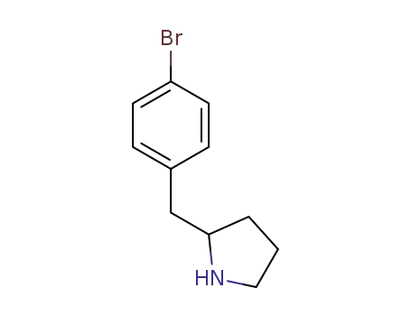 Molecular Structure of 383127-68-2 (2-(4-BROMO-BENZYL)-PYRROLIDINE)