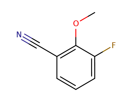 Molecular Structure of 77801-22-0 (3-Fluoro-2-methoxybenzonitrile)