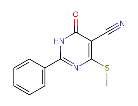 4-(Methylthio)-6-oxo-2-phenyl-1,6-dihydropyrimidine-5-carbonitrile