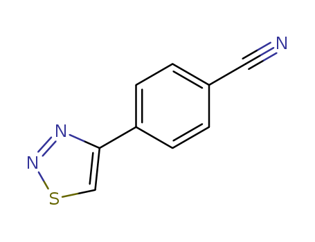 4-(1,2,3-Thiadiazol-4-yl)benzonitrile