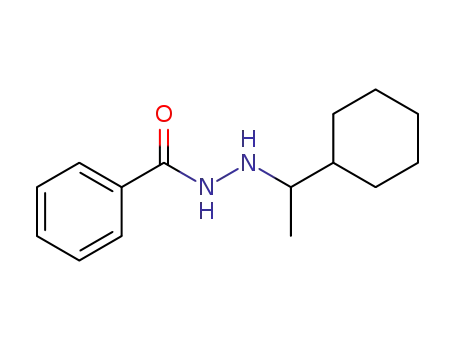 Molecular Structure of 1431943-16-6 (N′-(1-cyclohexylethyl)benzohydrazide)