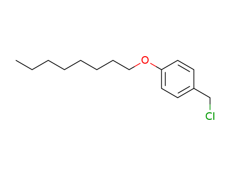 Molecular Structure of 110482-75-2 (Benzene, 1-(chloromethyl)-4-(octyloxy)-)