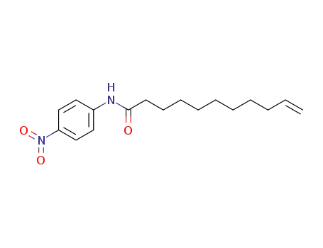 Molecular Structure of 76691-49-1 (10-Undecenamide, N-(4-nitrophenyl)-)