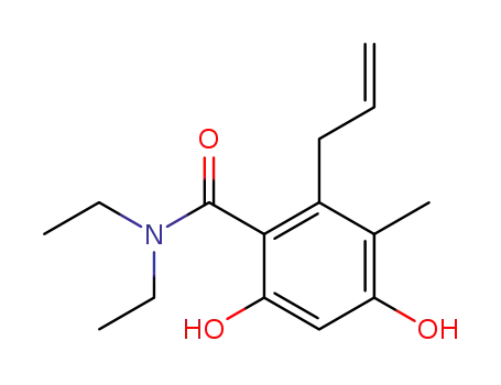 Benzamide, N,N-diethyl-4,6-dihydroxy-3-methyl-2-(2-propenyl)-
