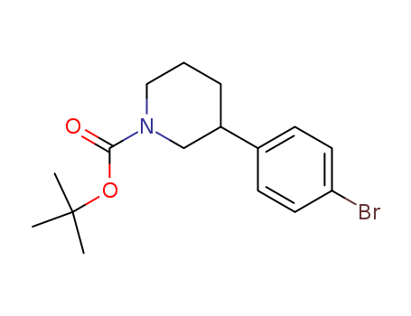 3-(4-Bromophenyl) piperidine-1-carboxylic acid tert-butyl ester