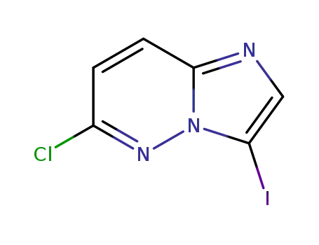 Molecular Structure of 923595-49-7 (6-Chloro-3-iodoimidazo[1,2-b]pyridazine)