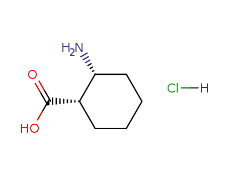 Molecular Structure of 158414-45-0 ((1S,2R)-(+)-2-AMINOCYCLOHEXANECARBOXYLIC ACID HYDROCHLORIDE)