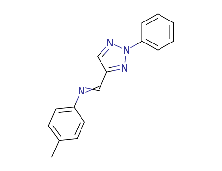 Benzenamine, 4-methyl-N-[(2-phenyl-2H-1,2,3-triazol-4-yl)methylene]-
