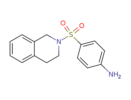 7252-02-0,4-(3,4-DIHYDROISOQUINOLIN-2(1H)-YLSULFONYL)ANILINE,4-(3,4-dihydroisoquinolin-2(1H)-ylsulfonyl)aniline;2-sulfanilyl-1,2,3,4-tetrahydro-isoquinoline;benzenamine,4-[(3,4-dihydro-2(1h)-isoquinolinyl)sulfonyl];2-Sulfanilyl-1,2,3,4-tetrahydro-isochinolin;