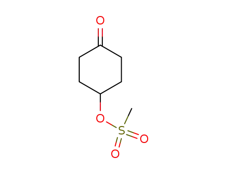 Molecular Structure of 78847-53-7 (4-oxocyclohexyl methanesulfonate)