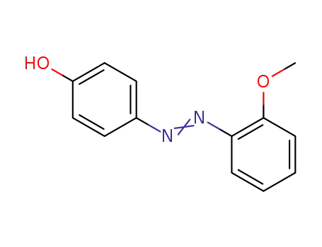 Molecular Structure of 64987-67-3 (Phenol, 4-[(2-methoxyphenyl)azo]-)