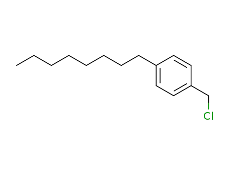 Molecular Structure of 40016-26-0 (1-ChloroMethyl-4-n-octylbenzene, 96%)