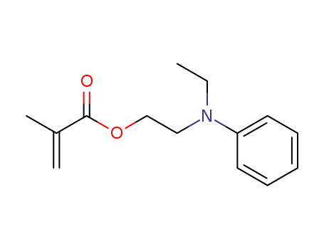 Molecular Structure of 2997-87-7 (2-Propenoic acid, 2-methyl-, 2-(ethylphenylamino)ethyl ester)