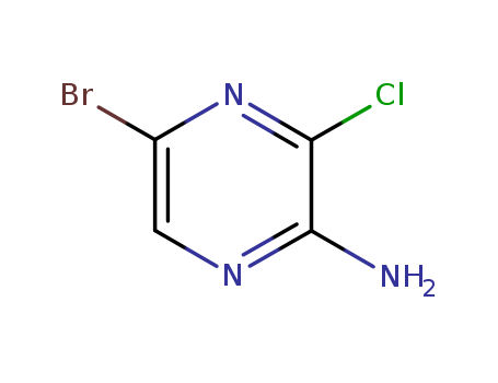 5-bromo-3-chloropyrazin-2-amine
