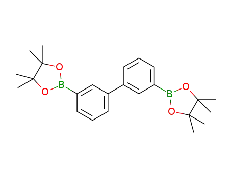 Molecular Structure of 850264-92-5 (3,3'-bis(4,4,5,5-tetramethyl-1,3,2-dioxaborolan-2-yl)-1,1'-biphenyl)
