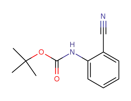 Molecular Structure of 163229-43-4 (CARBAMIC ACID, (2-CYANOPHENYL)-, 1,1-DIMETHYLETHYL ESTER)