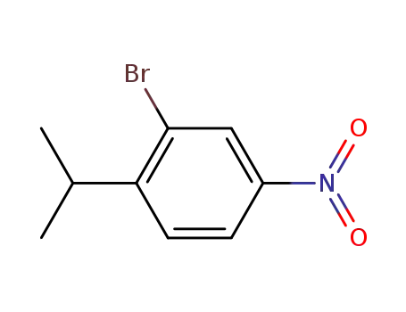 Molecular Structure of 101980-41-0 (2-BROMO-1-ISOPROPYL-4-NITROBENZENE)