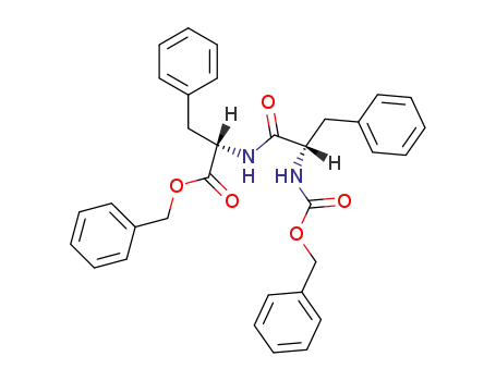 Molecular Structure of 2577-41-5 (L-Phenylalanine, N-[N-[(phenylmethoxy)carbonyl]-L-phenylalanyl]-,
phenylmethyl ester)