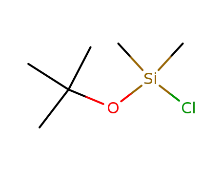 Molecular Structure of 58566-07-7 (Silane, chloro(1,1-dimethylethoxy)dimethyl-)