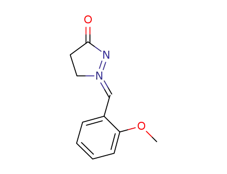 Molecular Structure of 1258237-28-3 ((Z)-2-(2-methoxybenzylidene)-5-oxopyrazolidin-2-ium-1-ide)