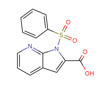 1-(benzenesulfonyl)-1H-pyrrolo[2,3-b]pyridine-2-carboxylic acid