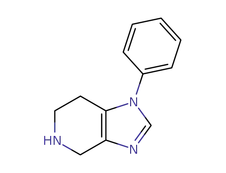 Molecular Structure of 87673-89-0 (1-phenyl-4,5,6,7-tetrahydro-1H-imidazo[4,5-c]pyridine)