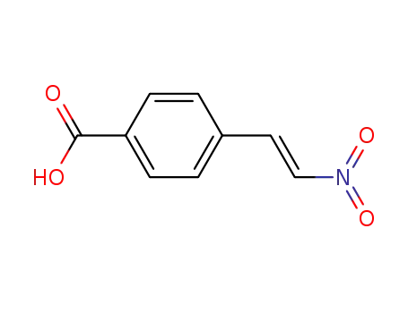 Molecular Structure of 3179-11-1 (Benzoic acid, 4-(2-nitroethenyl)-)
