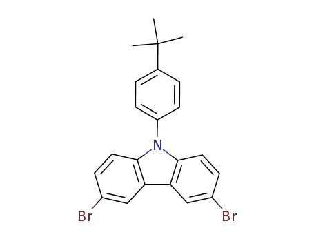 3,6-Dibromo-9-(4-tert-butyl-phenyl)carbazole  Cas no.741293-42-5 99%