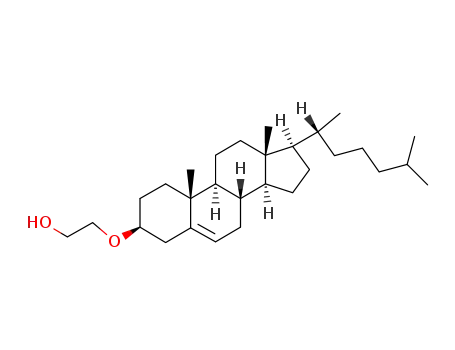 Molecular Structure of 30788-35-3 (2-(cholest-5-en-3-yloxy)ethanol)