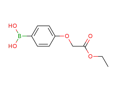 Molecular Structure of 282116-97-6 (4-(2-ETHOXY-2-OXOETHOXY)BENZENEBORONIC ACID 98)