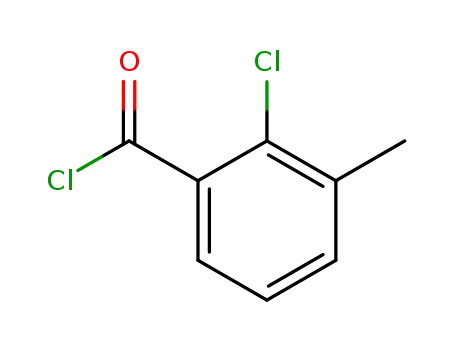 Molecular Structure of 21900-56-1 (Benzoyl chloride, 2-chloro-3-methyl-)