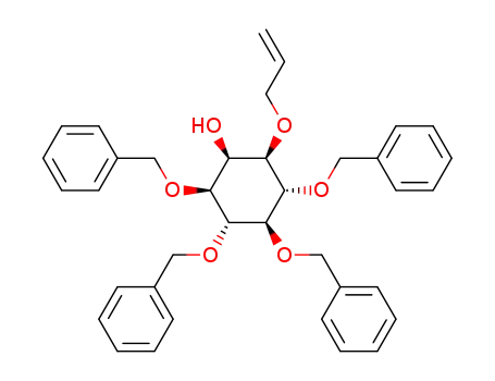 Molecular Structure of 64681-28-3 (D-1-O-allyl-3,4,5,6-tetra-O-benzyl-myo-inositol)