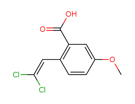 Benzoic acid, 2-(2,2-dichloroethenyl)-5-methoxy-