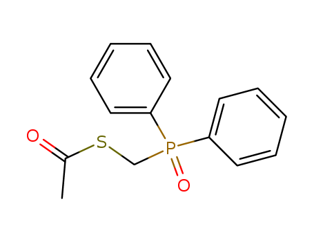 Ethanethioic acid, S-[(diphenylphosphinyl)methyl] ester