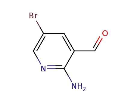 Molecular Structure of 206997-15-1 (2-Amino-5-bromonicotinaldehyde)