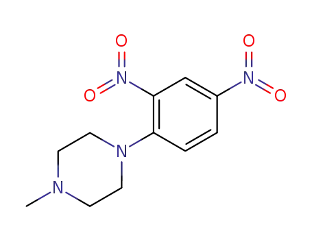 Molecular Structure of 58910-37-5 (Piperazine, 1-(2,4-dinitrophenyl)-4-methyl-)