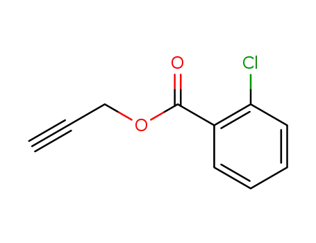 Molecular Structure of 99893-62-6 (Benzoic acid, 2-chloro-, 2-propynyl ester)