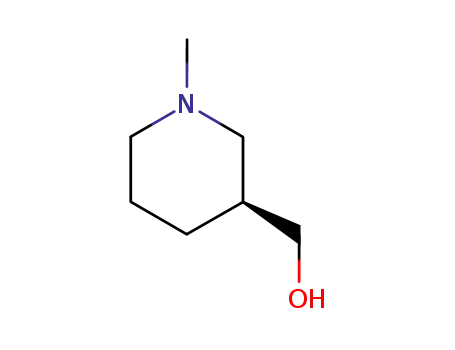 Molecular Structure of 205194-35-0 (3-Piperidinemethanol,1-methyl-,(3S)-(9CI))