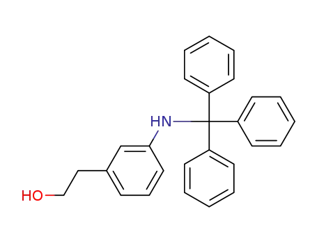 Molecular Structure of 1253582-05-6 (2-[3-(tritylamino)phenyl]ethanol)