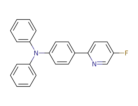 Molecular Structure of 1263145-39-6 (4-(5-fluoropyridin-2-yl)-N,N-diphenylaniline)