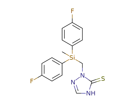 3H-1,2,4-Triazole-3-thione,
2-[[bis(4-fluorophenyl)methylsilyl]methyl]-2,4-dihydro-