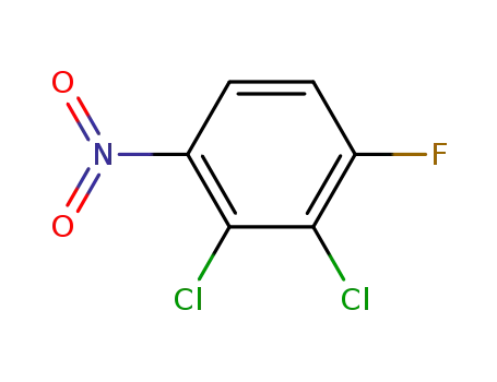Molecular Structure of 36556-51-1 (2,3-Dichloro-4-fluoronitrobenzene)