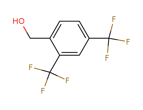 Molecular Structure of 143158-15-0 (2,4-BIS(TRIFLUOROMETHYL)BENZYL ALCOHOL)