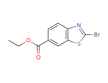 Molecular Structure of 99073-88-8 (2-BROMO-6-ETHOXYCARBONYLBENZOTHIAZOLE)